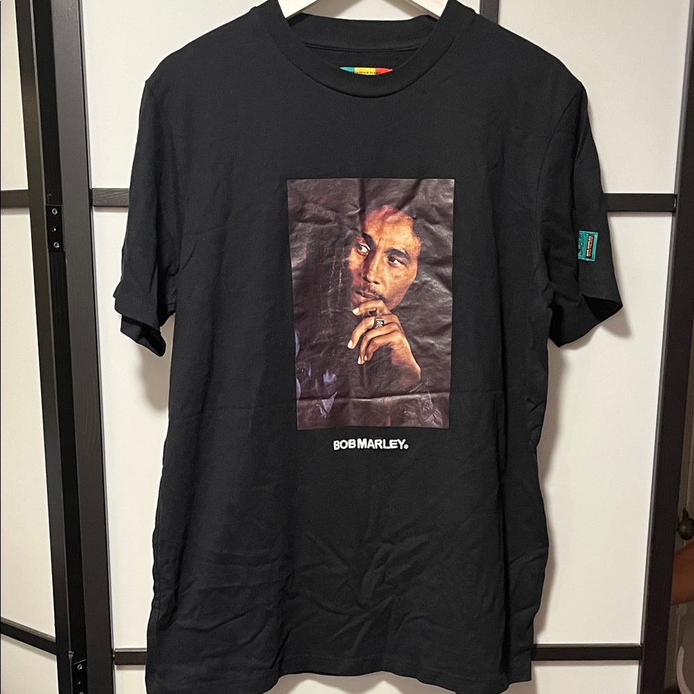 Bob Marley x Shoe Palace Black T-Shirt Men's Size Large